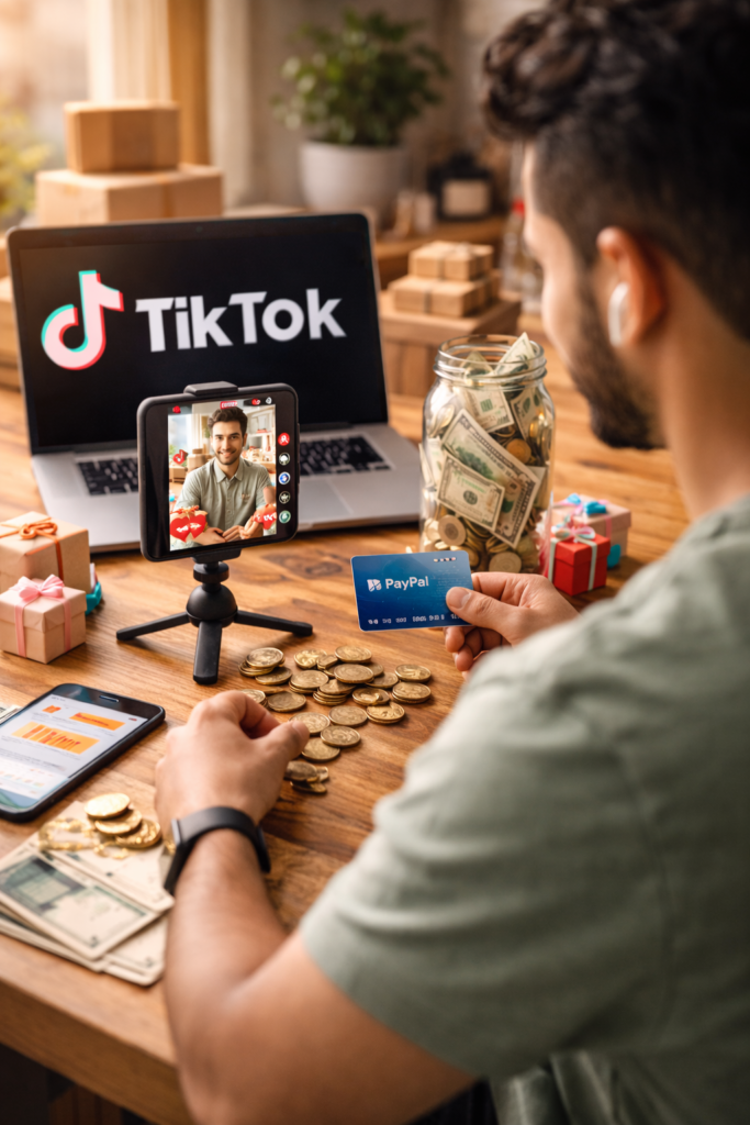 الربح من تيك توك في مصر