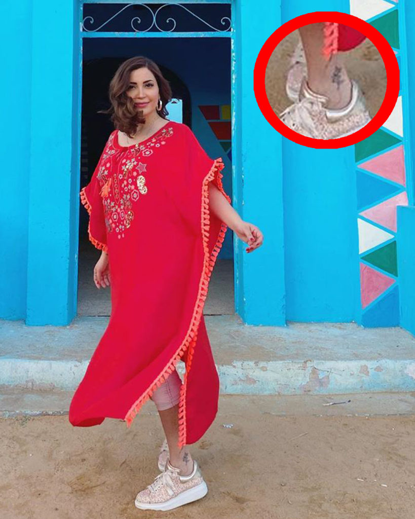 وشم نسرين طافش