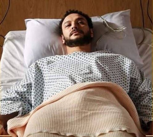احمد خالد صالح في المستشفى