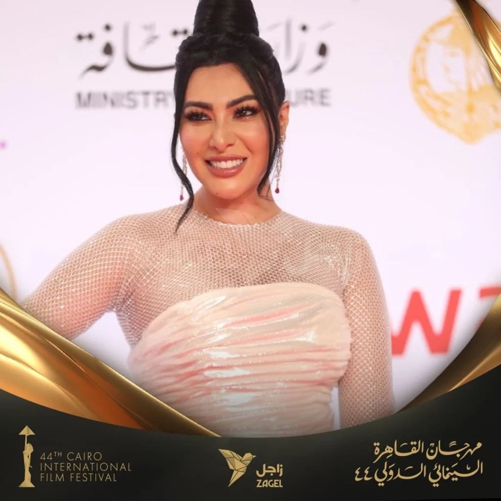 اطلالة ميرهان حسين في مهرجان القاهرة السينمائي