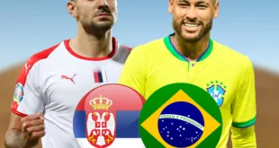 بث مباشر مباراة البرازيل وصربيا