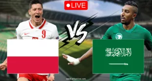 بث مباشر مباراة السعودية وبولندا