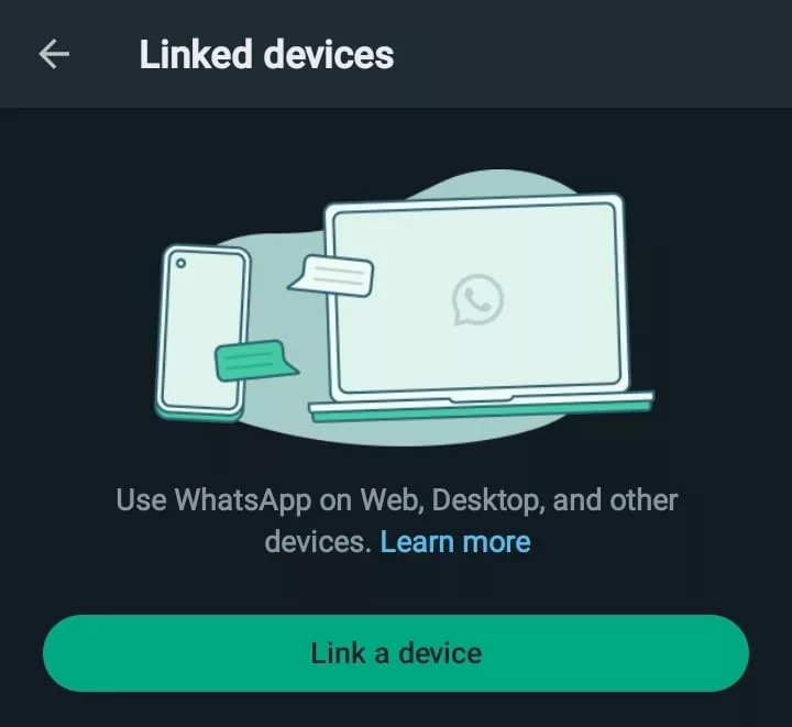 whatsapp link to 4 devices