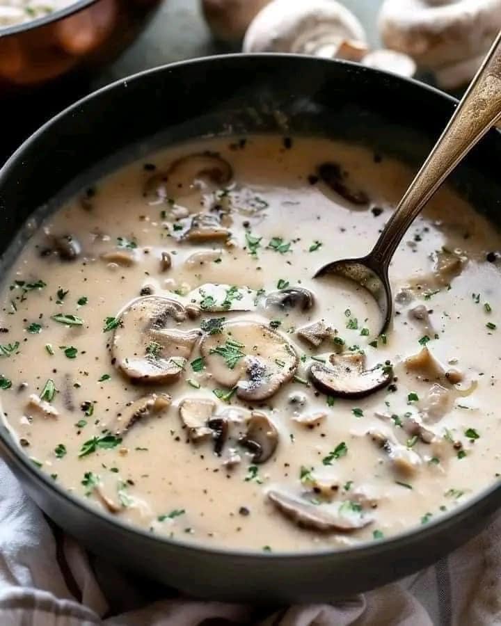 طريقة عمل شوربة المشروم مثل المطاعم 1 طريقة-عمل-شوربة-المشروم-مثل-المطاعم