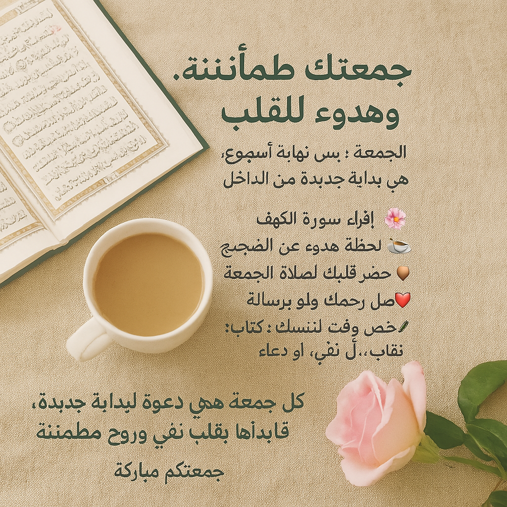 كيف تجعل من يوم الجمعة محطة للتجديد الروحي | جمعتك راحة للقلب 1
