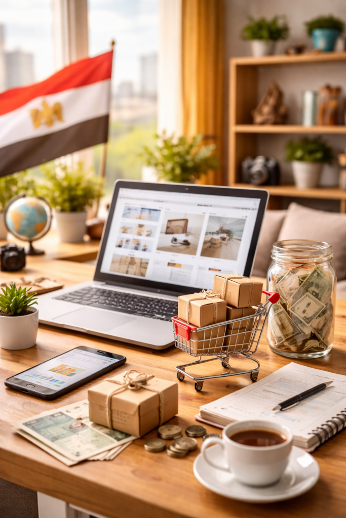 مشروع أونلاين بدون رأس مال في مصر