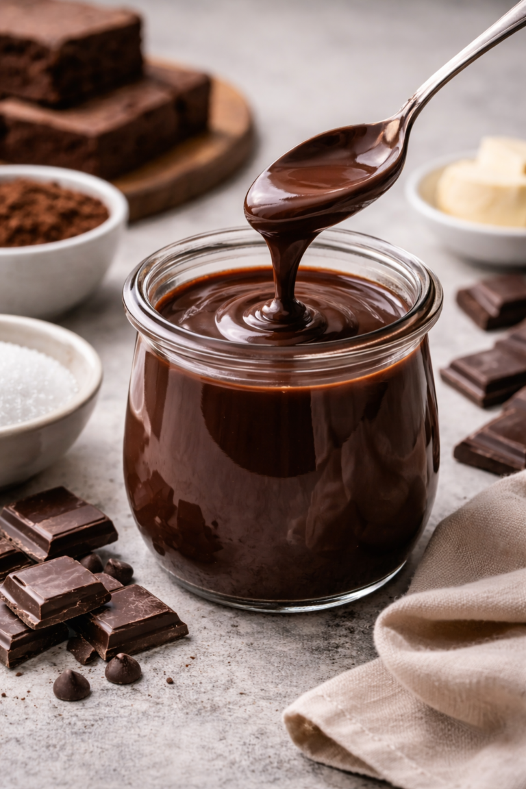 طريقة عمل صوص الشوكولاتة