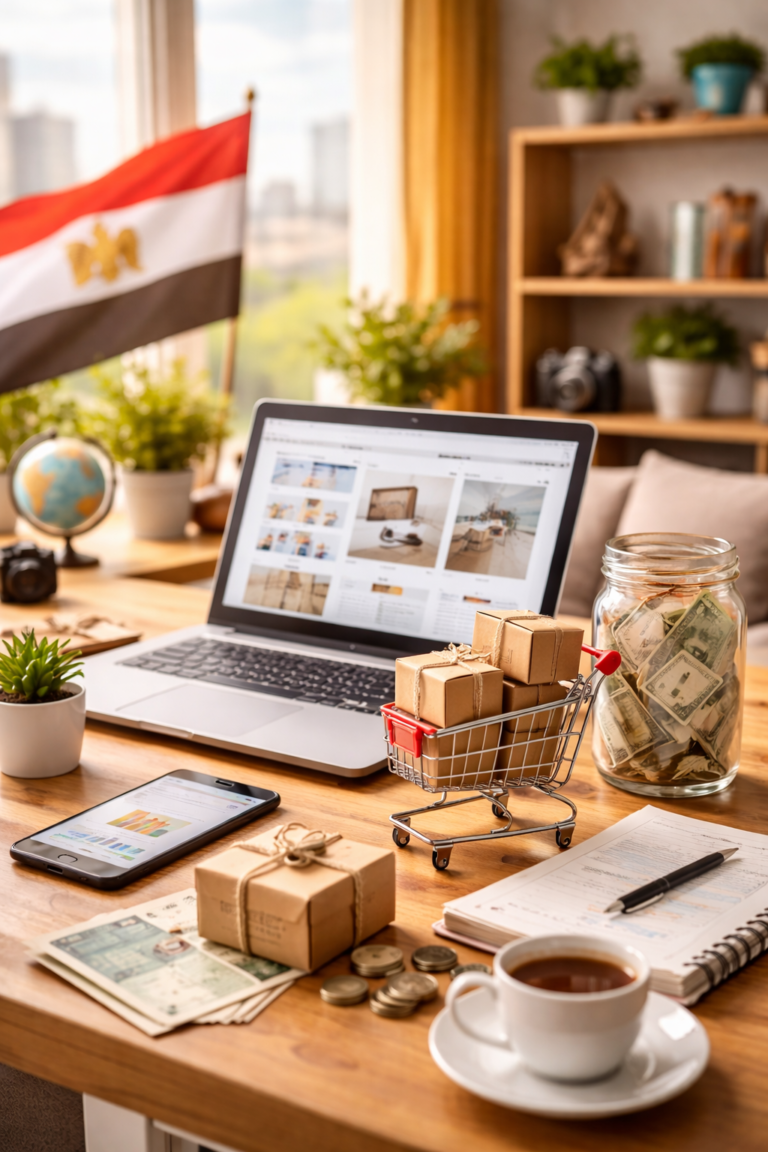 مشروع أونلاين بدون رأس مال في مصر